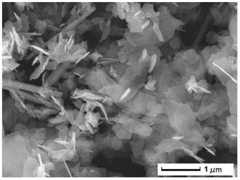 Preparation method of bismuth sulfide/bismuth molybdenum oxide heterojunction photocatalytic composite material