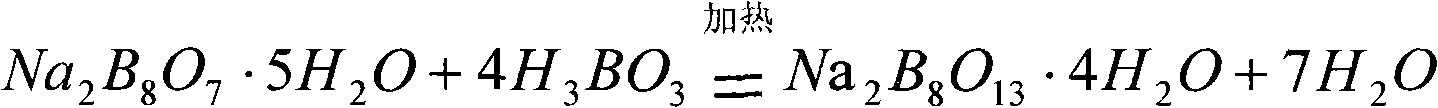 Method for preparing disodium octaborate tetrahydrate