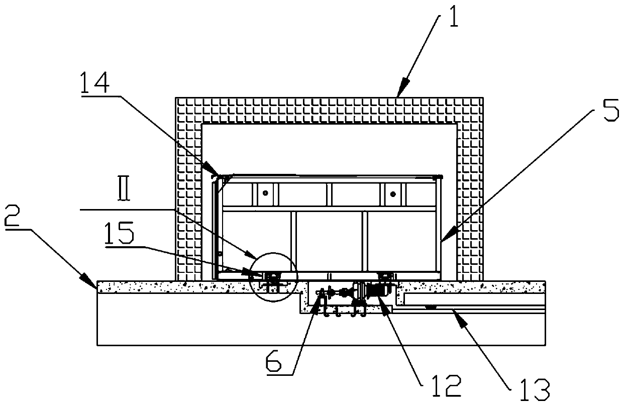 Material box in-out system for collection point