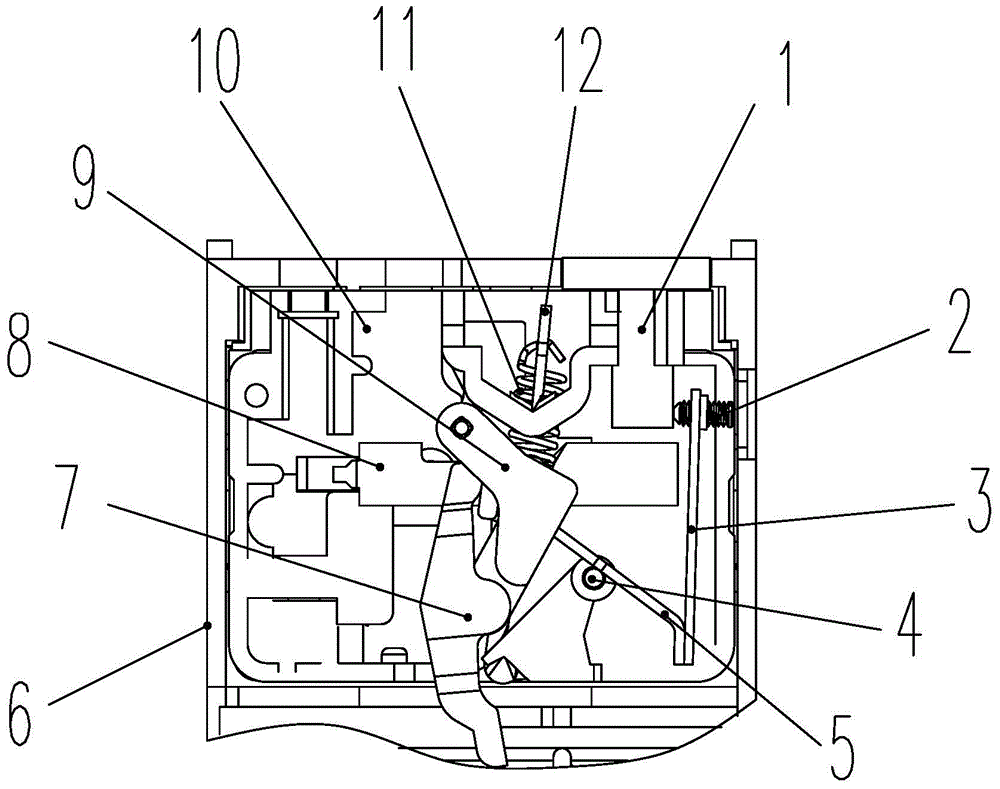 Thermal relay temperature compensation structure