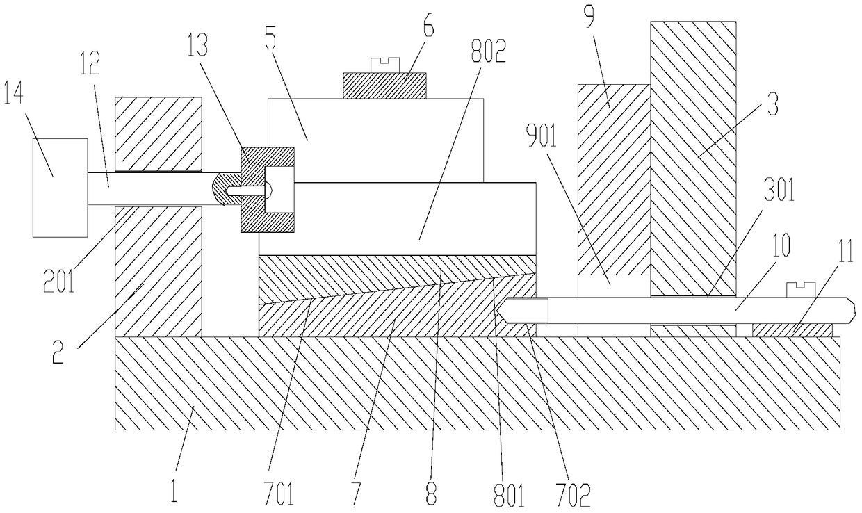 Fixture device for processing the lower outlet seat of the solid-sealed pole on the ordinary machine tool