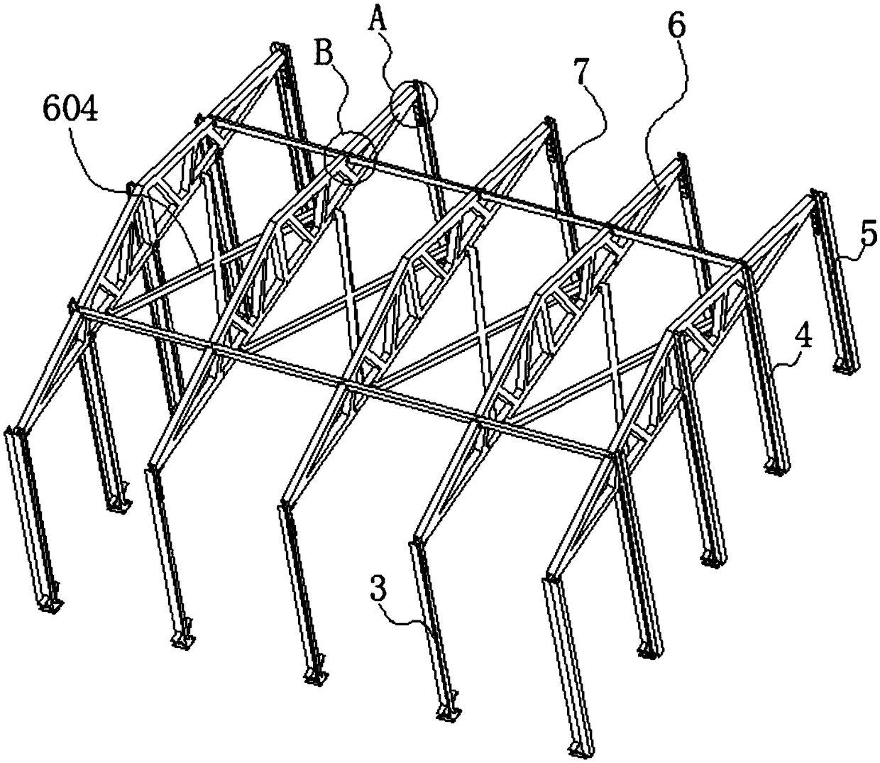 Movable board house installation structure and installation method