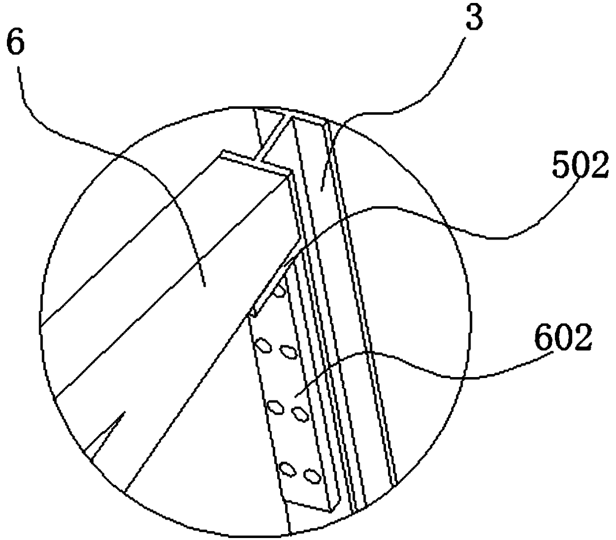 Movable board house installation structure and installation method