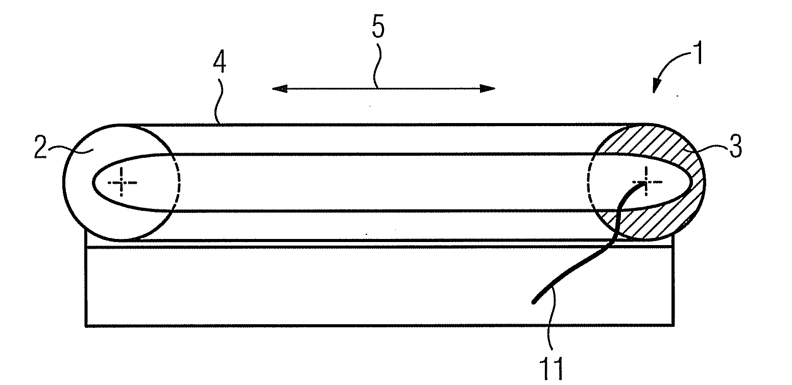 Drive for the Cross Belt of a Cross Belt Sorter