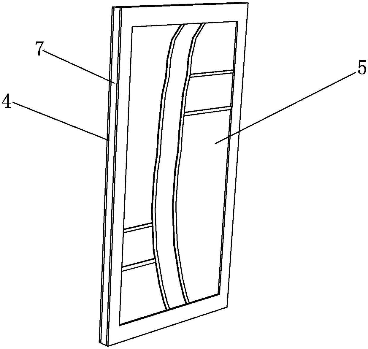 Assembled wooden door and manufacturing method thereof