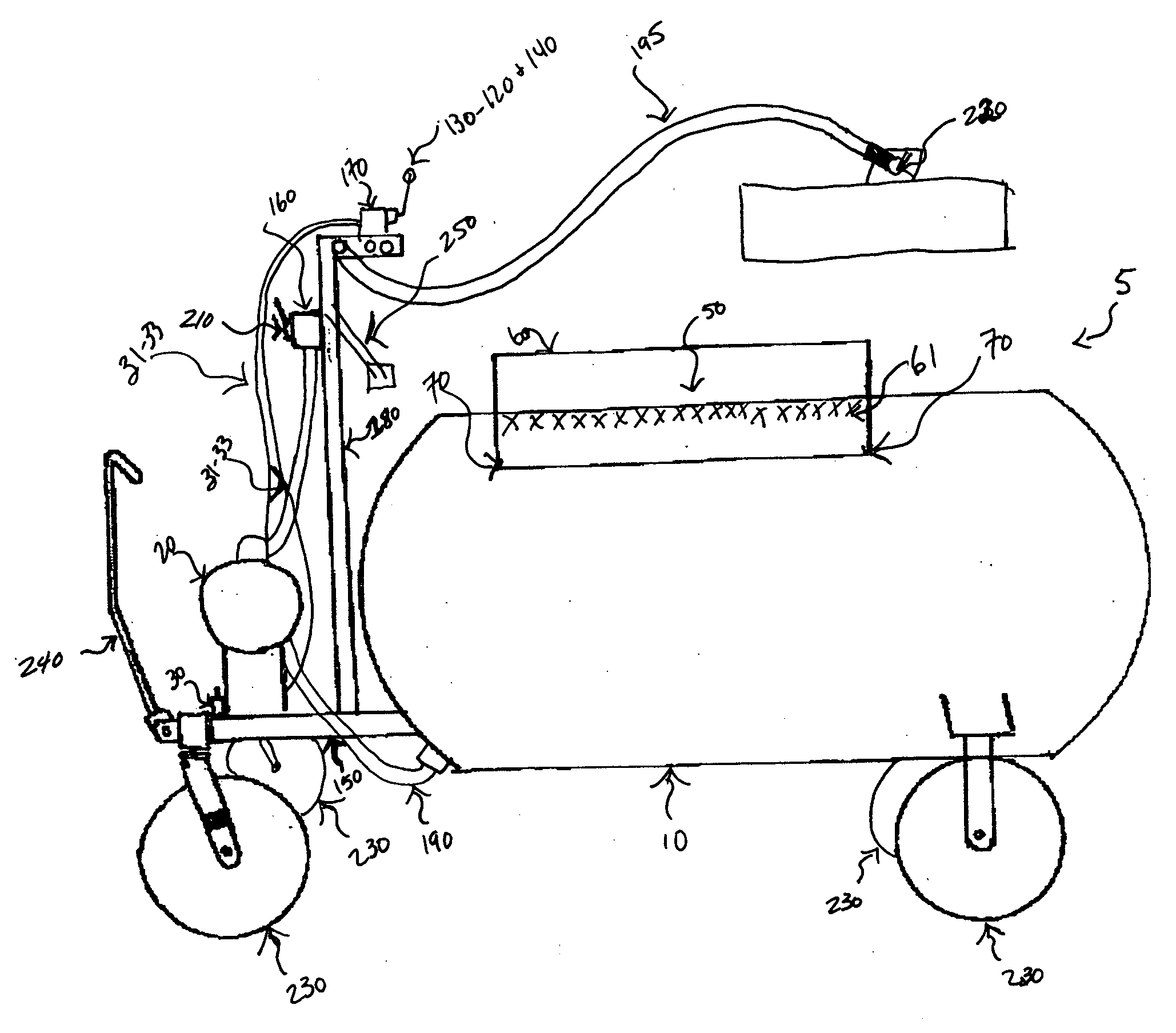 Williams Link VIII, automotive fluids shuttle