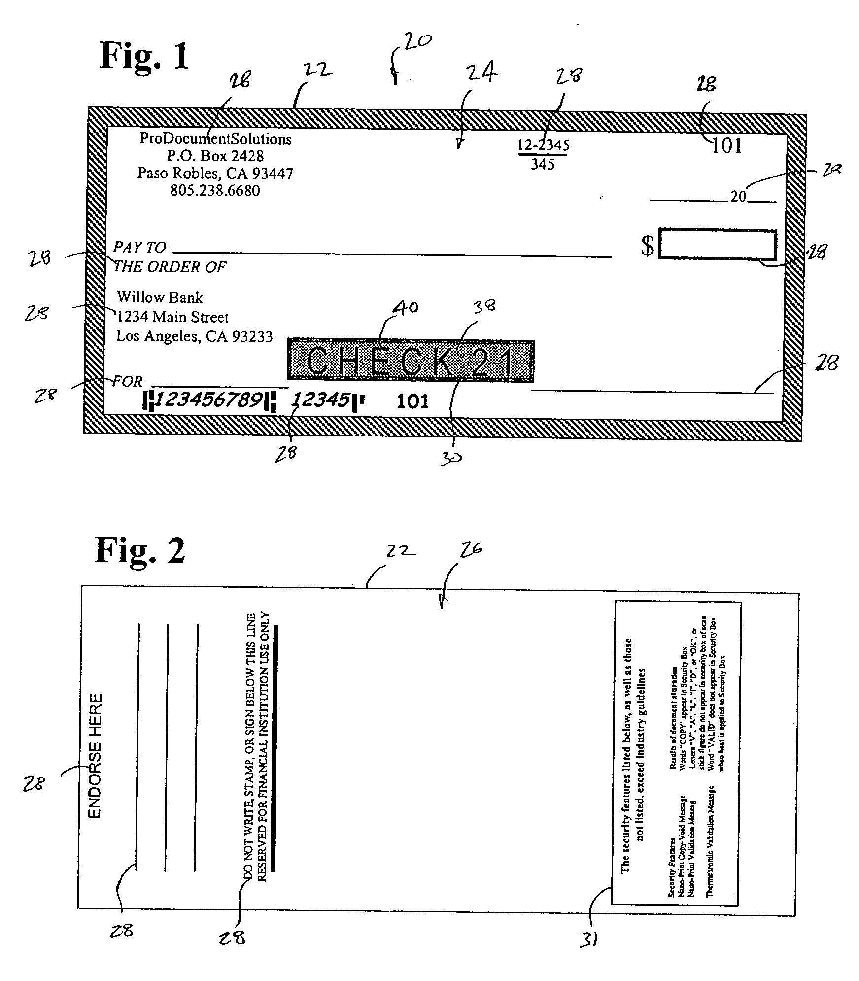 Security document having integrated copy-void and validation security features