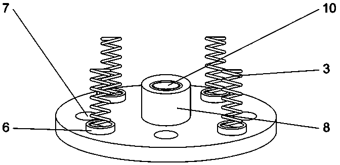 Torsion support with vertical displacement function