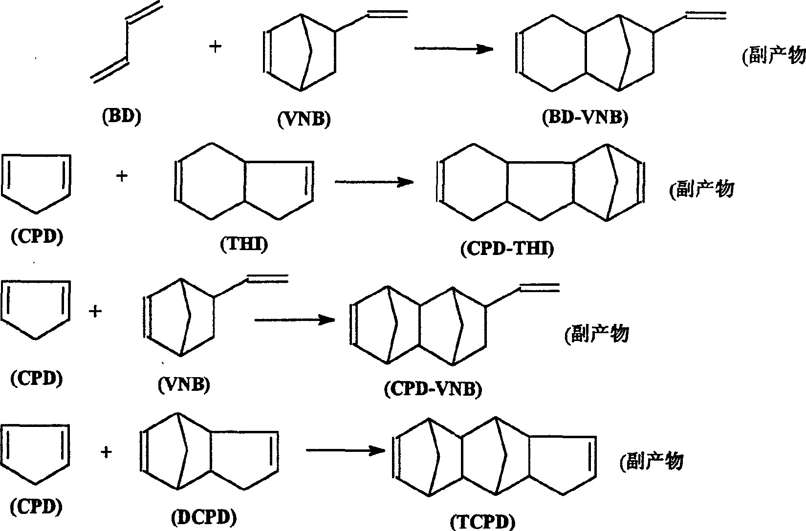 Method for synthesizing 5-vinyl-2-norbornaene