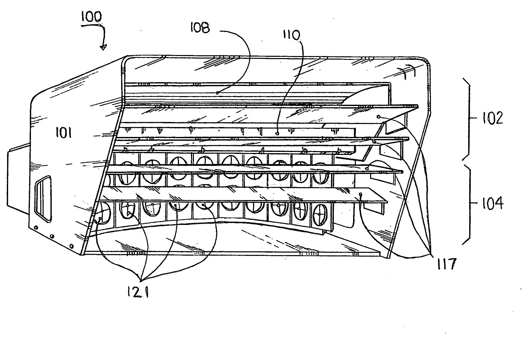 Lighting system and optical projection structure therefore