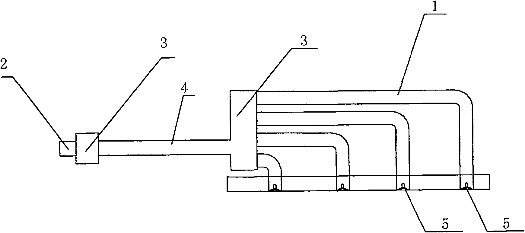 Exhaust gas purifying device for spray painting workshop