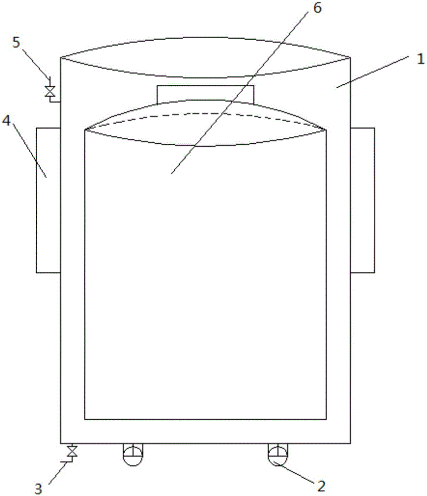 Safety can for preventing explosion of liquefied petroleum gas cylinder