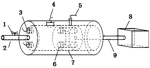 Method and device for detecting gas concentration on basis of ultrasonic principles