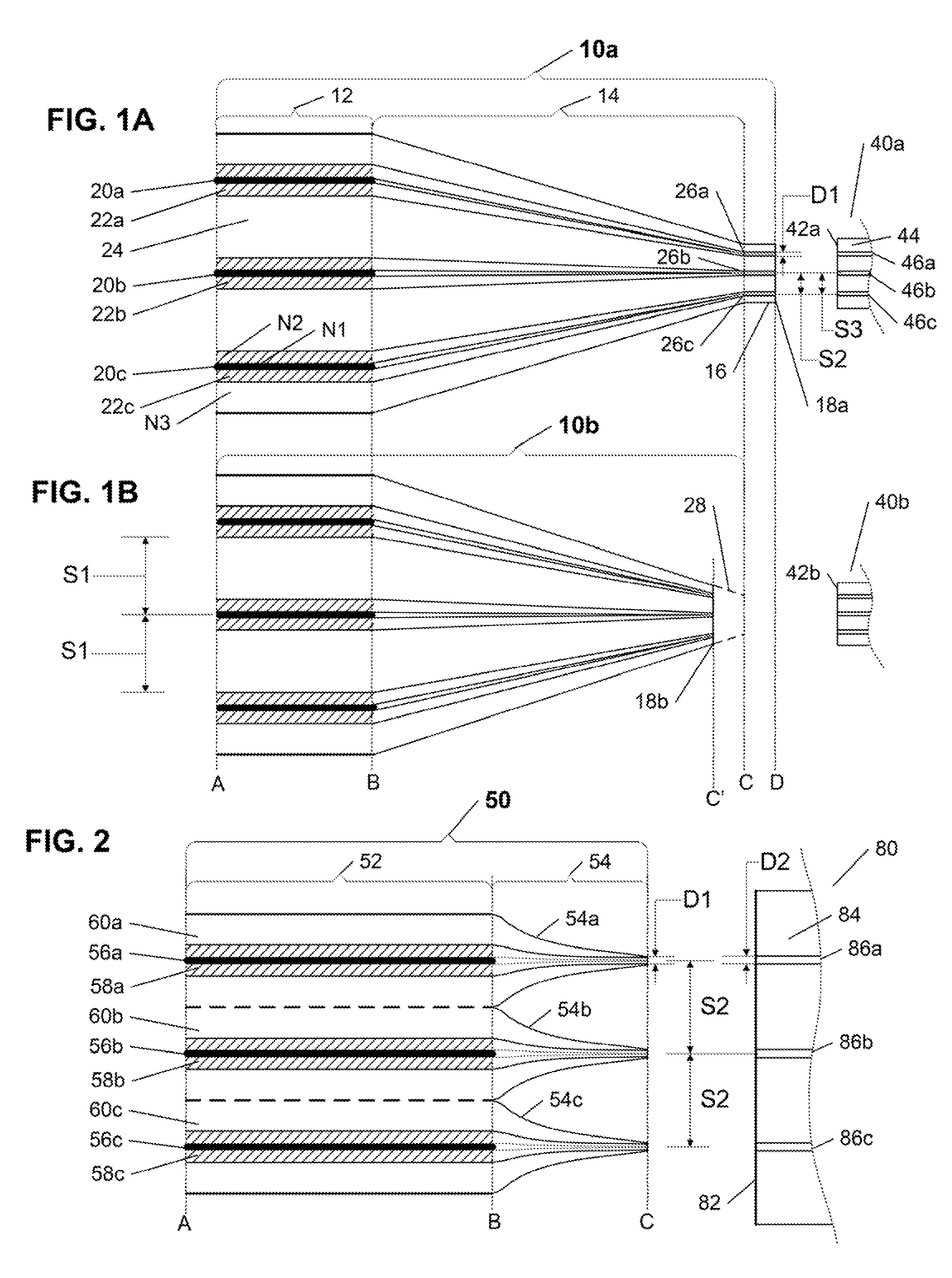 Optical fiber coupler array