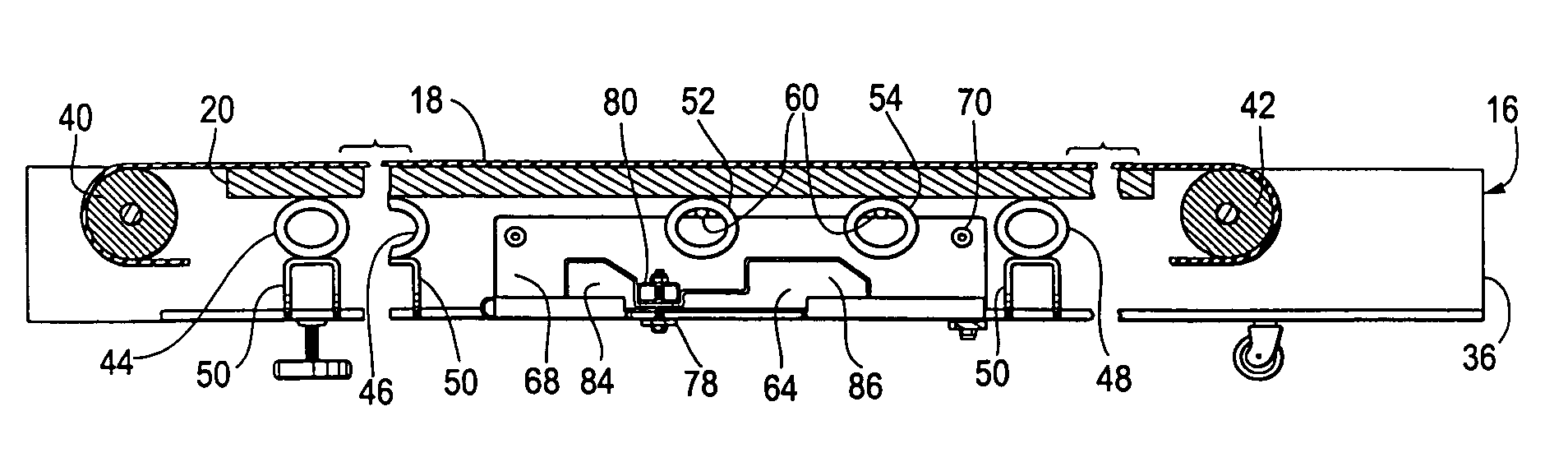 Treadmill deck mechanism