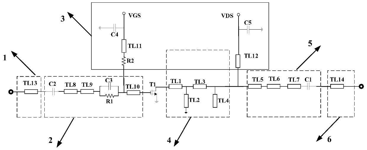 Inverse E-type radio frequency power amplifier suitable for 5G