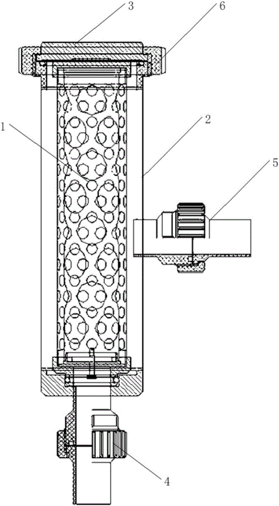 A filter barrel for solar cell manufacturing process