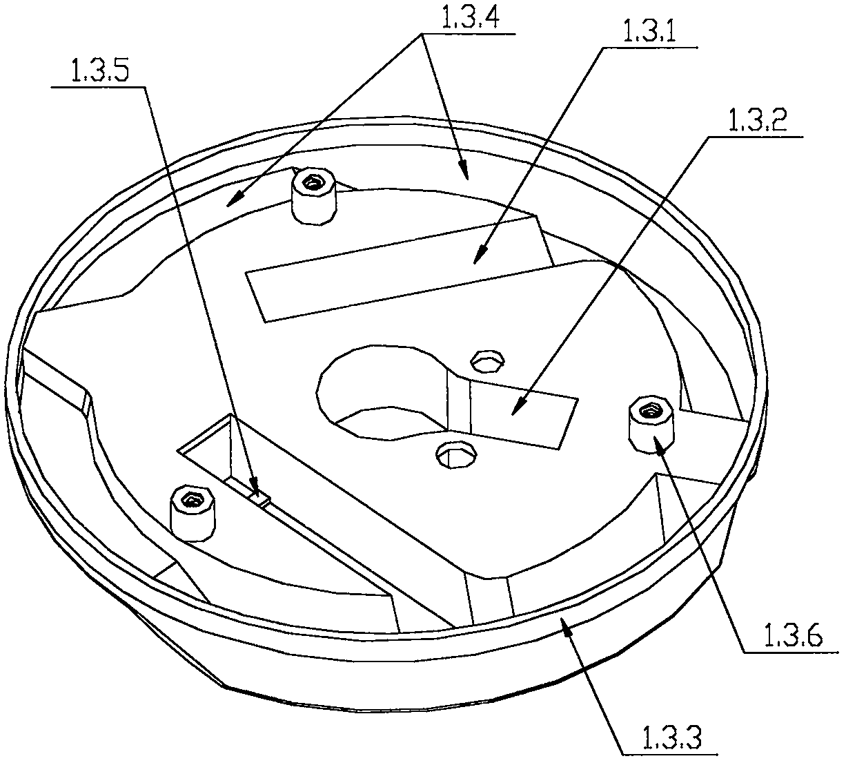 Upper air inlet combustor and gas stove equipped with upper air inlet combustor