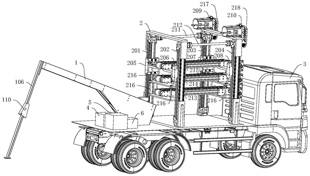 Repeating unmanned aerial vehicle electromagnetic catapult system and unmanned aerial vehicle hangar