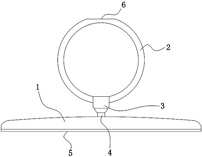 Multi-degree-of-freedom mobile phone ring support