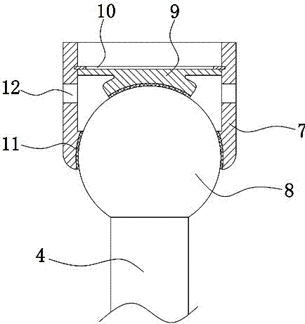 Multi-degree-of-freedom mobile phone ring support