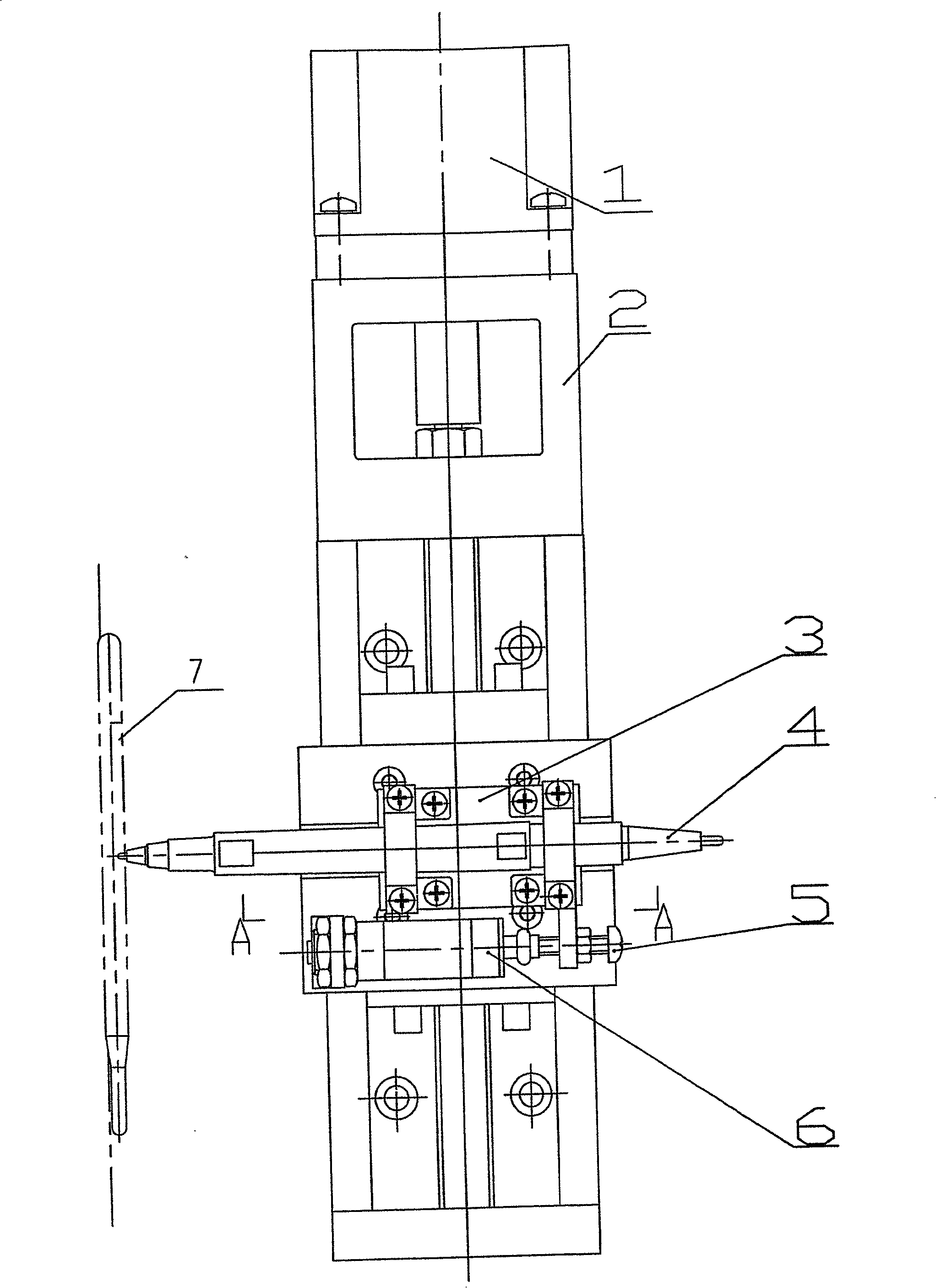 Thermometer reference graduation automatic calibration and reticule device