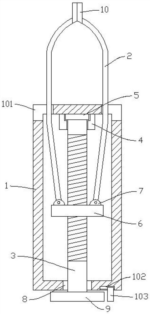 Handheld forge piece clamping device for machining