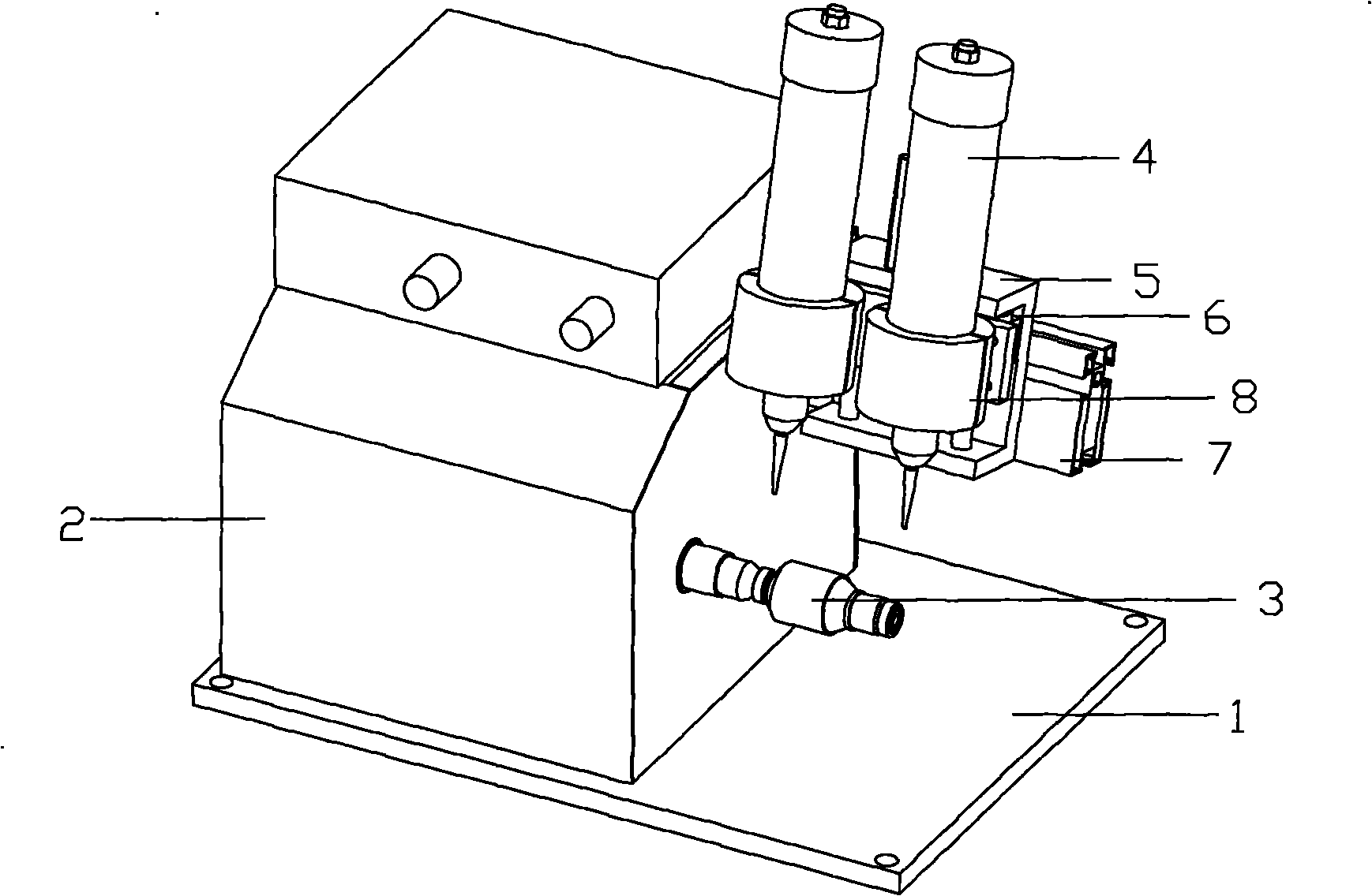 Gluing equipment