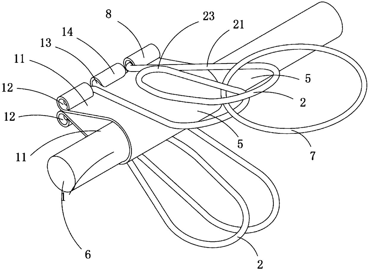 A working method of a wired electrical appliance with a long tail clip