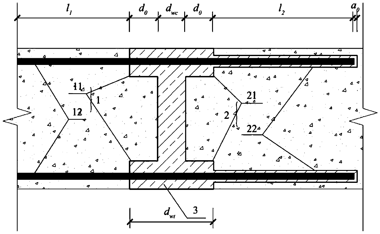 Welding construction method of cement-based material applied to composite concrete structure