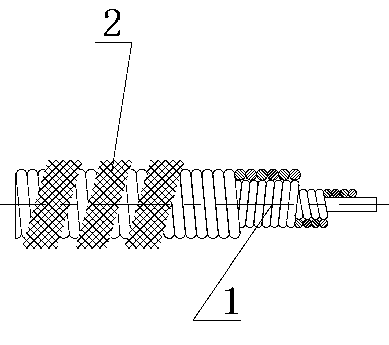 Tool for grinding S-shaped bent pipe