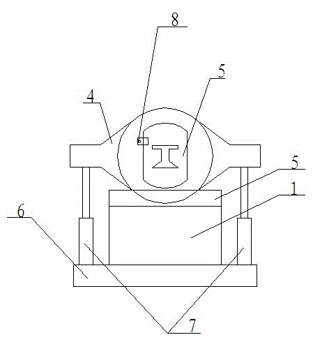 Twisting device for steel rail