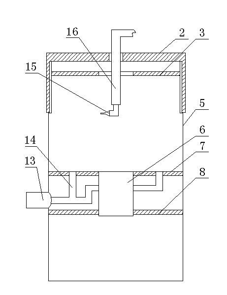 Dust removing device for filter of automobile