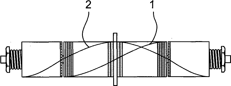 High-torque dual-rotor stress-type longitudinal-torsion composite ultrasonic motor and its electric excitation method