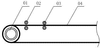 Demagnetizing method and device for steel wire lining conveyer belt by double magnetic rollers