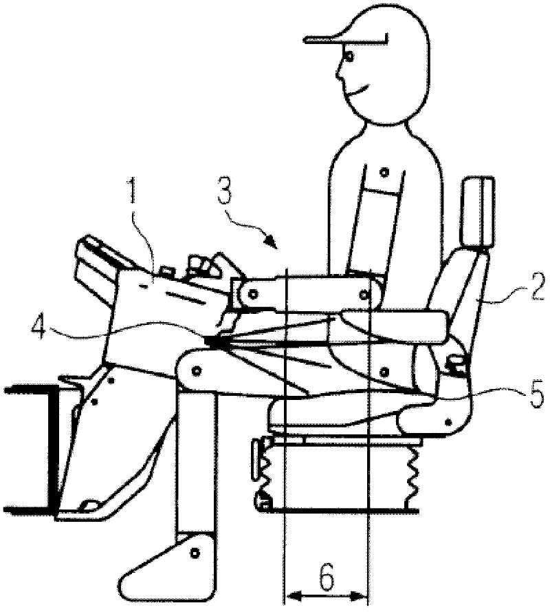 Construction machine with presence recognition system