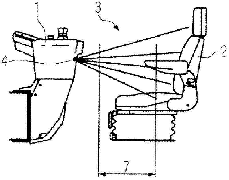 Construction machine with presence recognition system