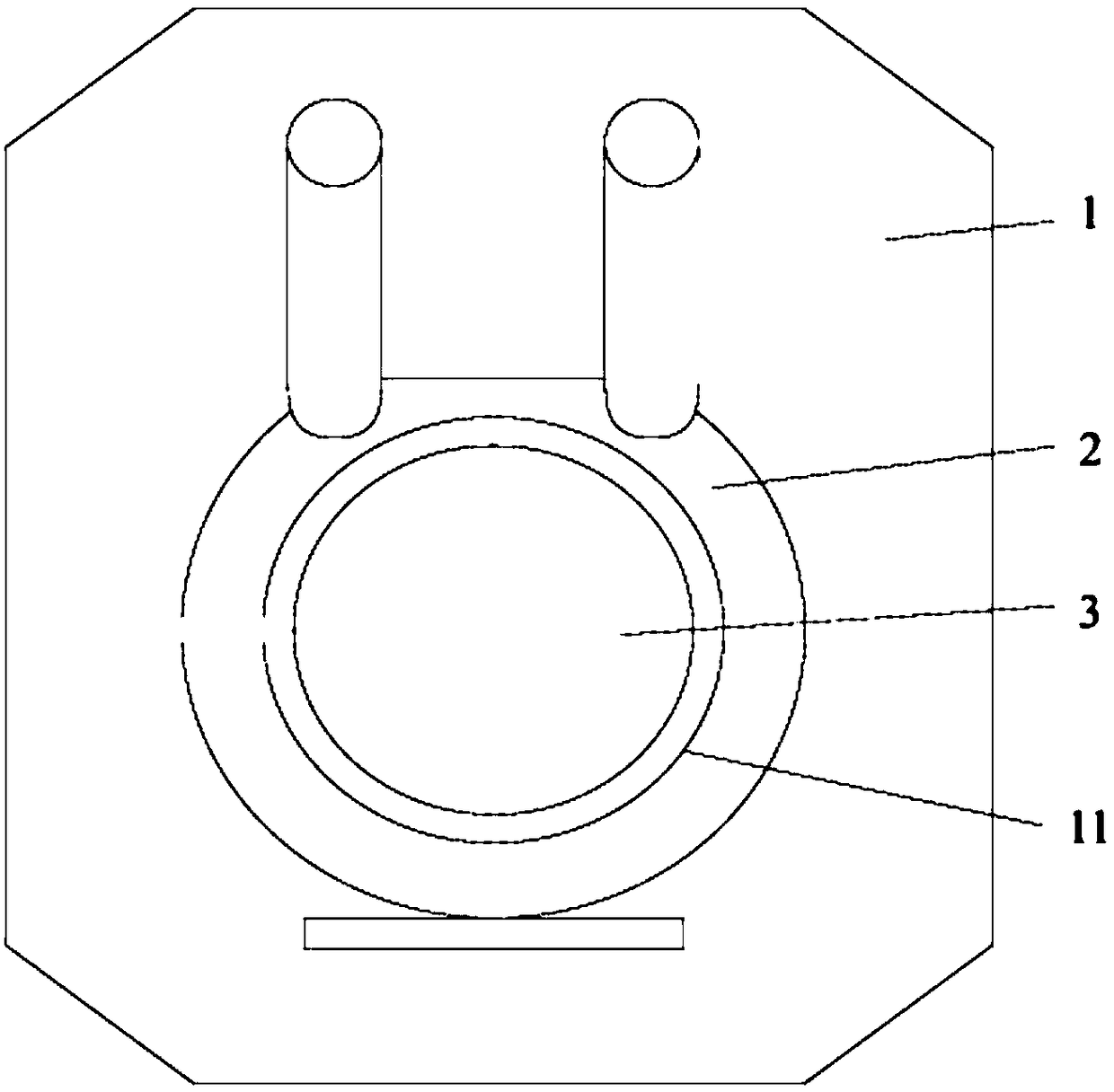 Universally-applicable wafer measurement fixture with metal frame