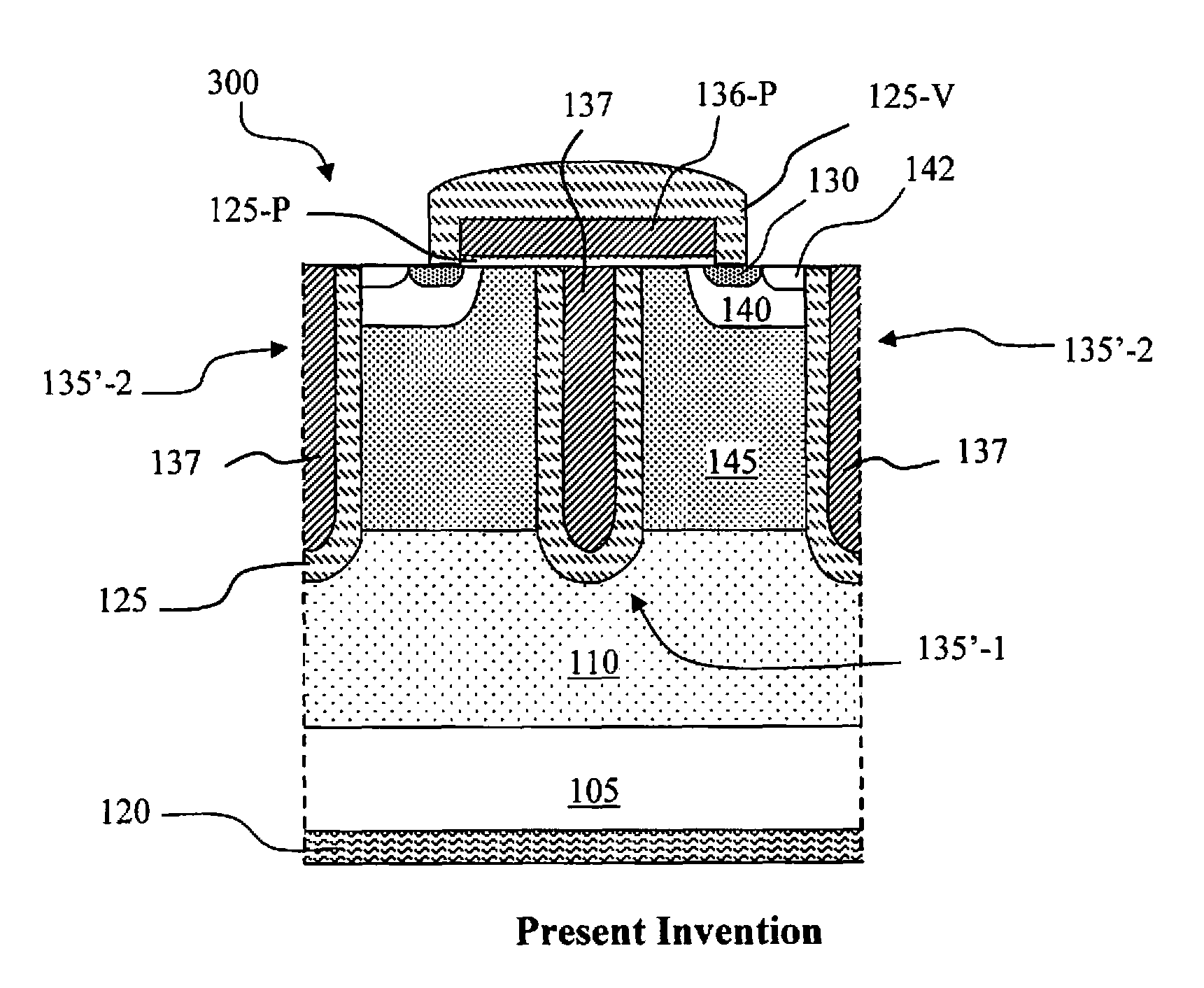 Dual-gate trench IGBT with buried floating P-type shield