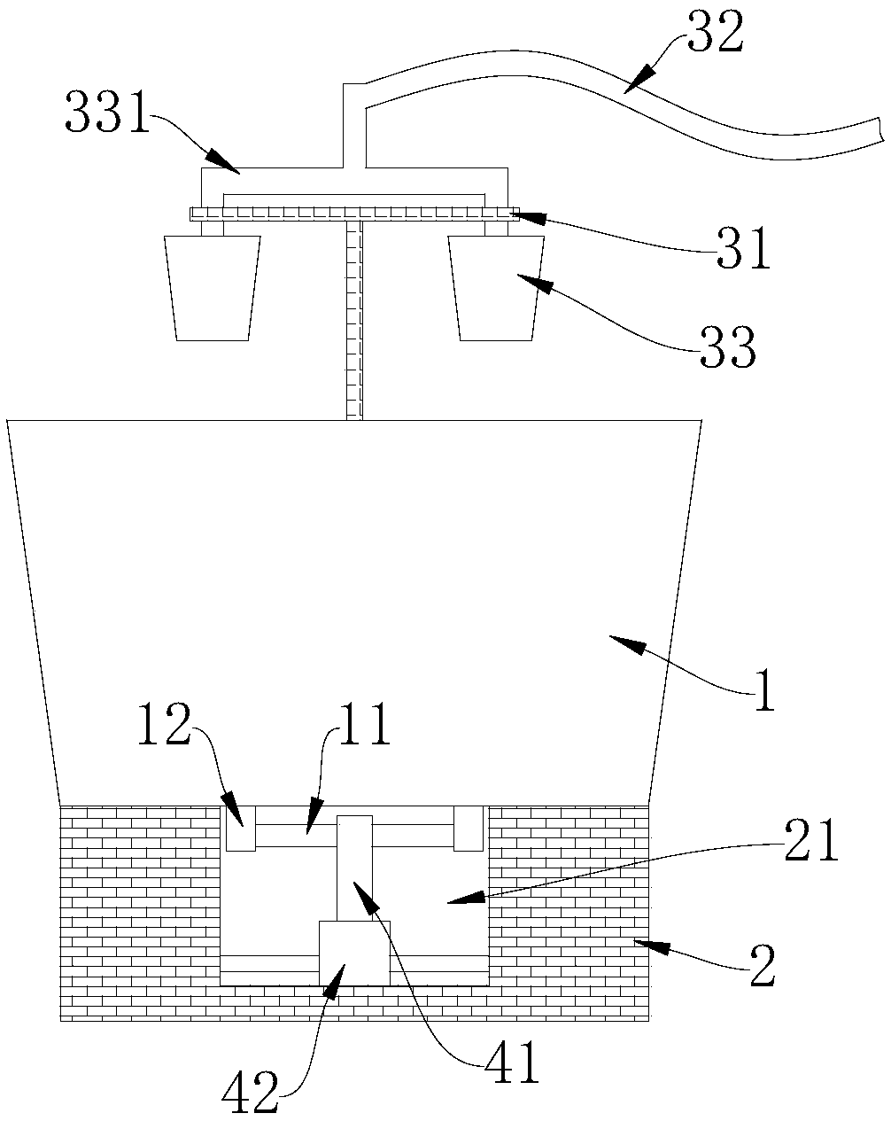 Novel casting ladle