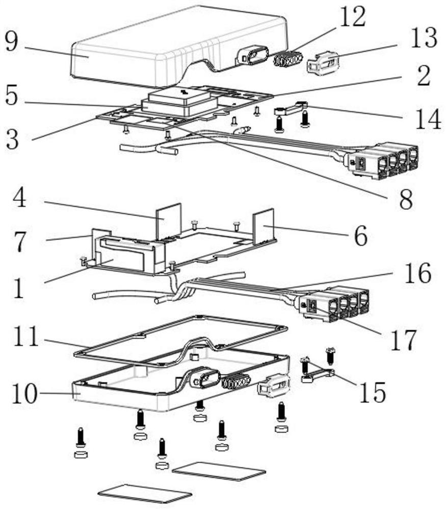 T-BOX integrated 5G combined antenna