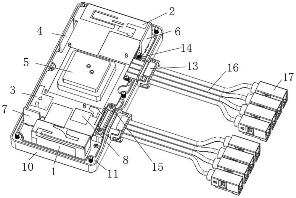 T-BOX integrated 5G combined antenna