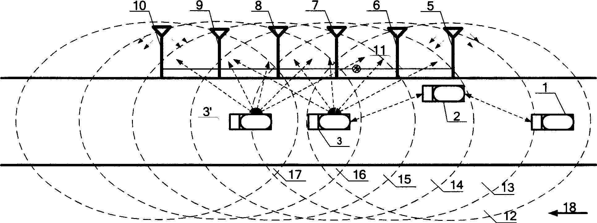 System and method for implementing speedway vehicle wideband communication