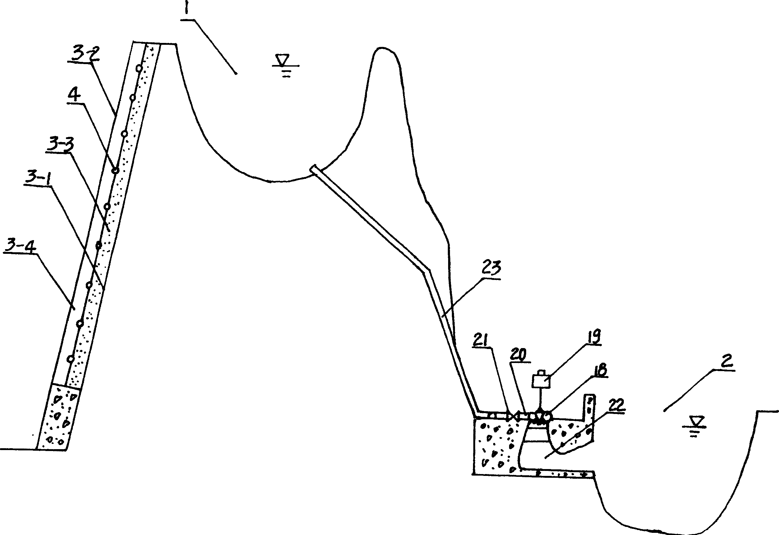 Technical equipment for peak regulation for solar powered pumped storage electric power generation