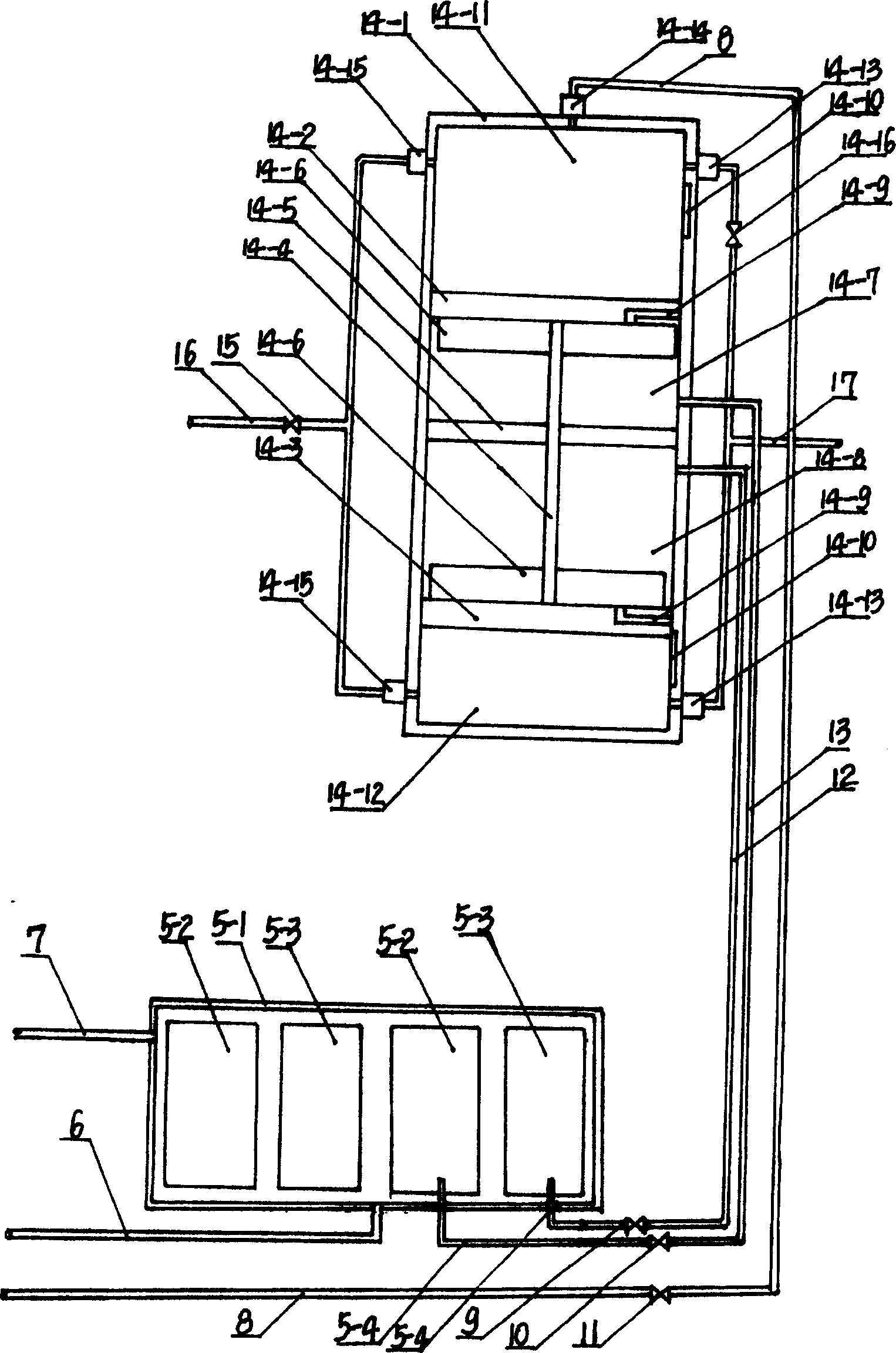 Technical equipment for peak regulation for solar powered pumped storage electric power generation