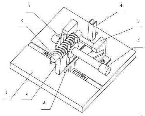 Method and device for measuring pitch diameter of external thread