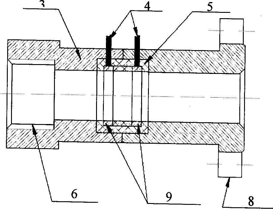 Flux measuring method based on negative resistance property and resistance flowmeter