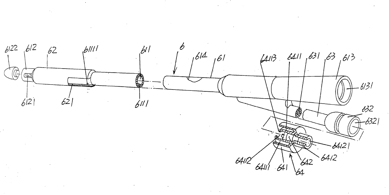 Medical drainage device matched with portable urinary catheterization bag