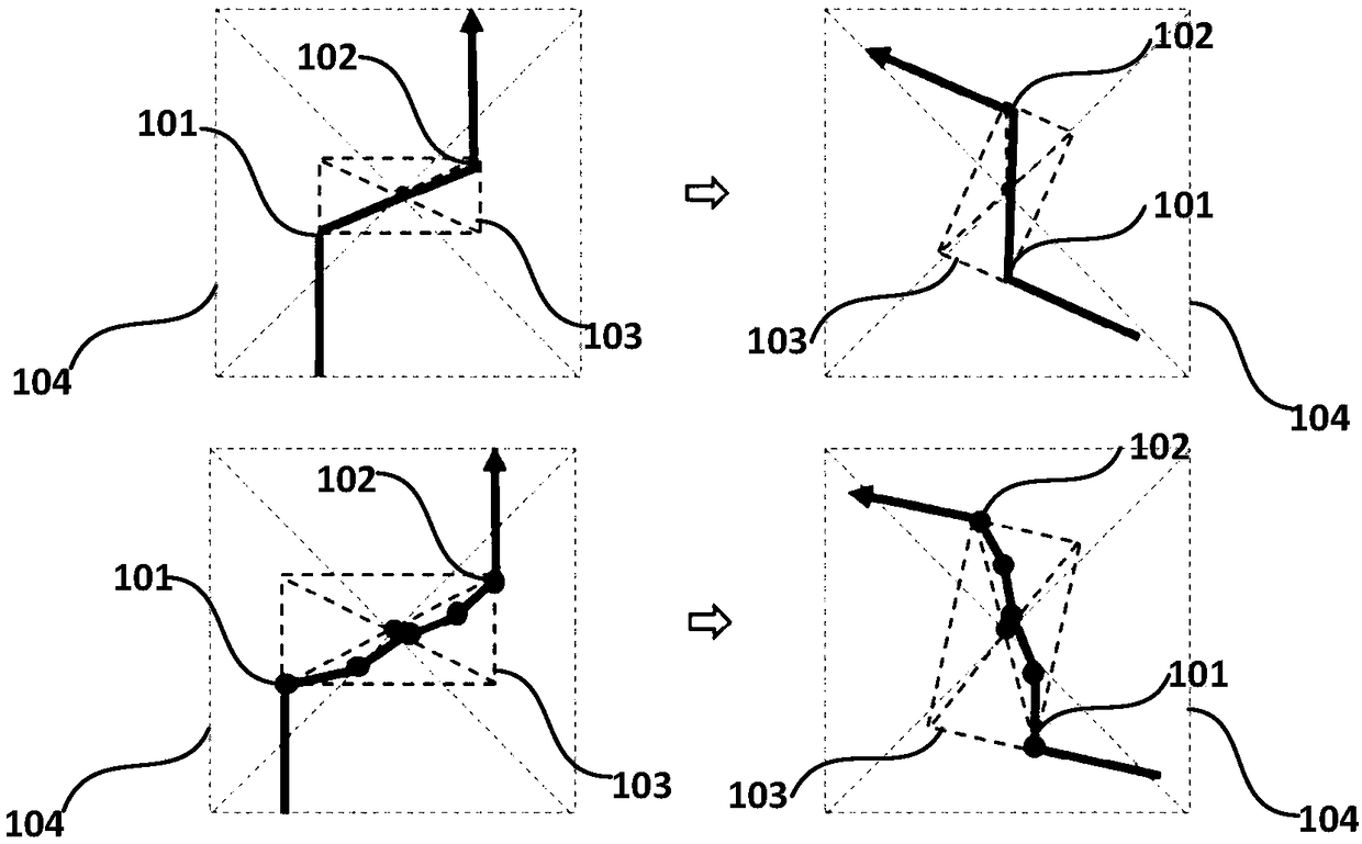 Display method and device for enlarged view of intersections, terminal and medium