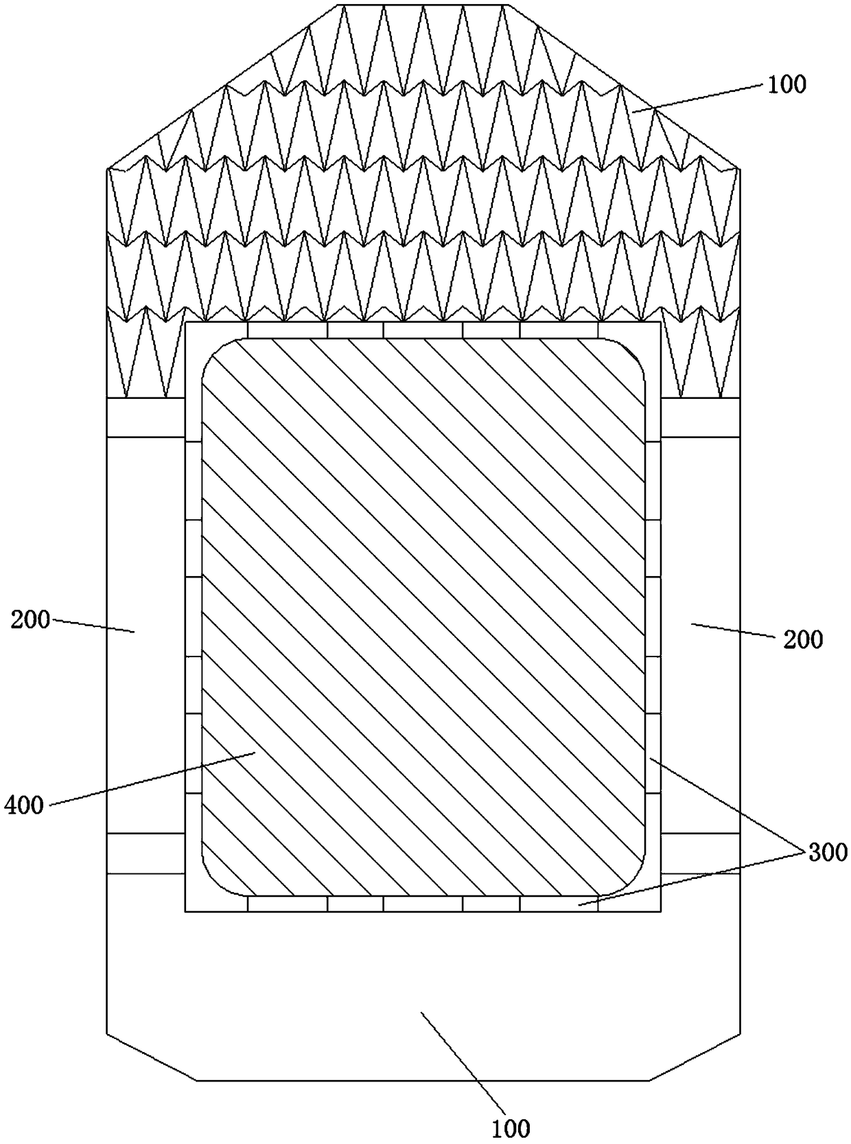 Double-headed arrow type pier protection device